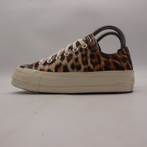 Converse All Star Lift Women's Size 6.5 Shoes Cheetah Print Platform Sneakers - Picture 4 of 9